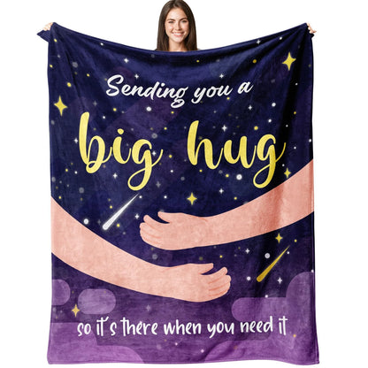 Sending You A Big Hug Galaxy Comfort Blanket