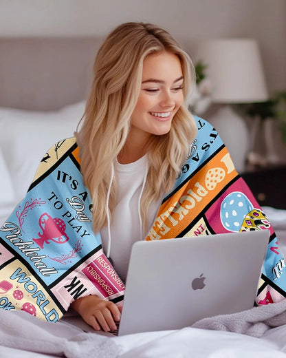Pickleball Gifts for Girls Blanket