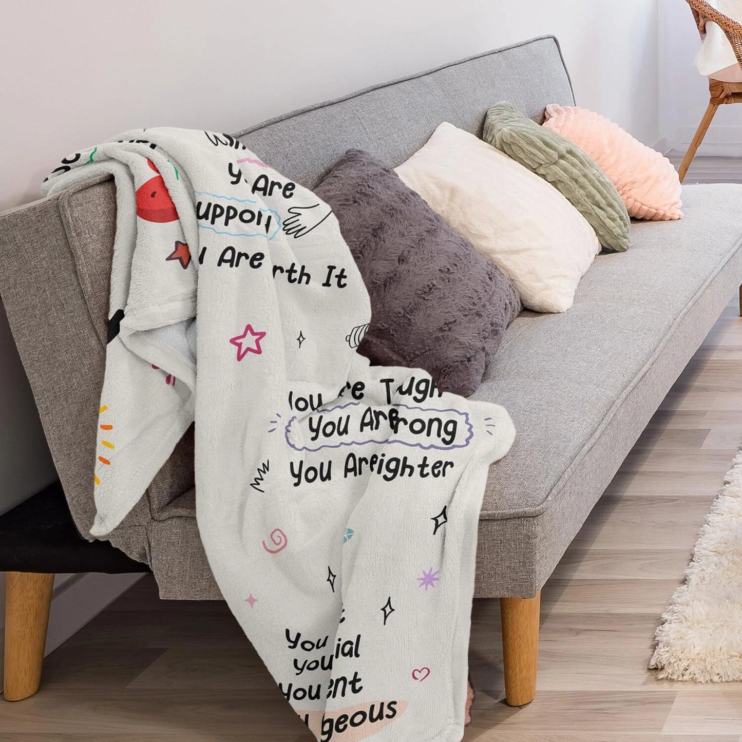 Get Well Gifts for Women Inspirational Hug Blanket