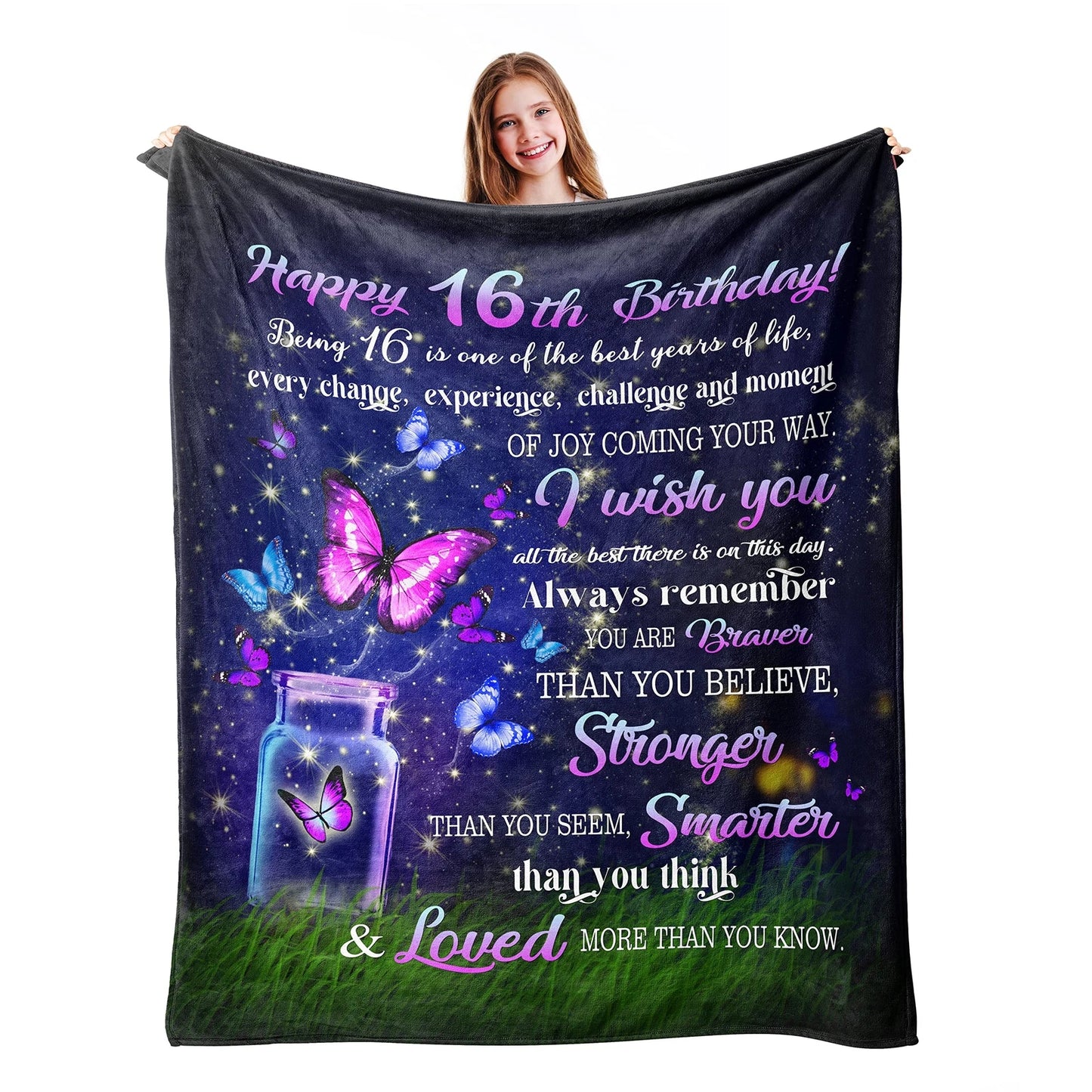 16th Birthday Gifts for Girls Blanket