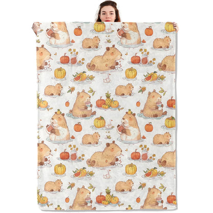 Capybara Blanket Lightweight Blankets
