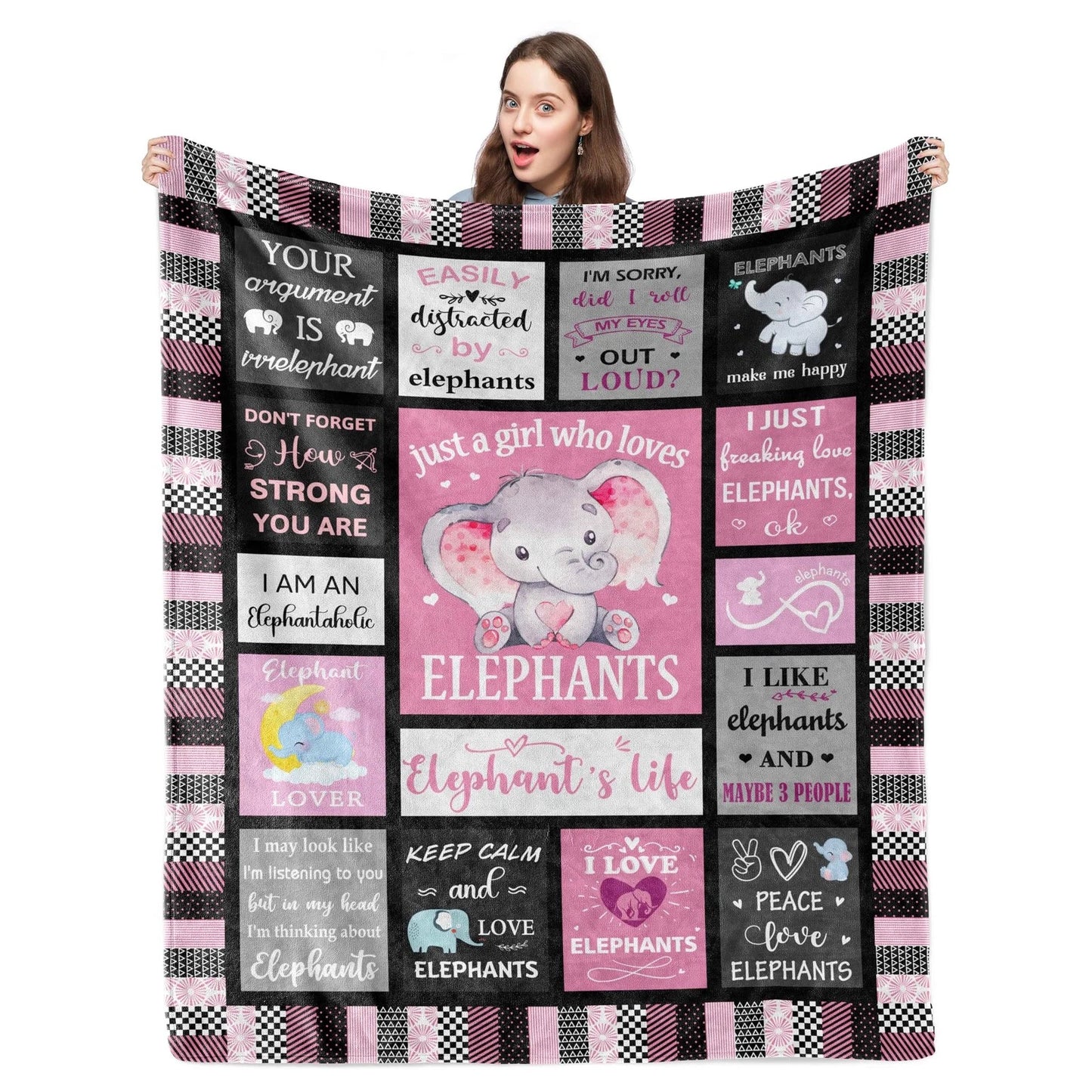 Elephant Gifts for Women Blanket