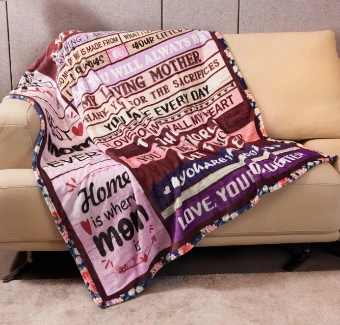 Mom Blankets from Daughter Birthday Gifts for Mom