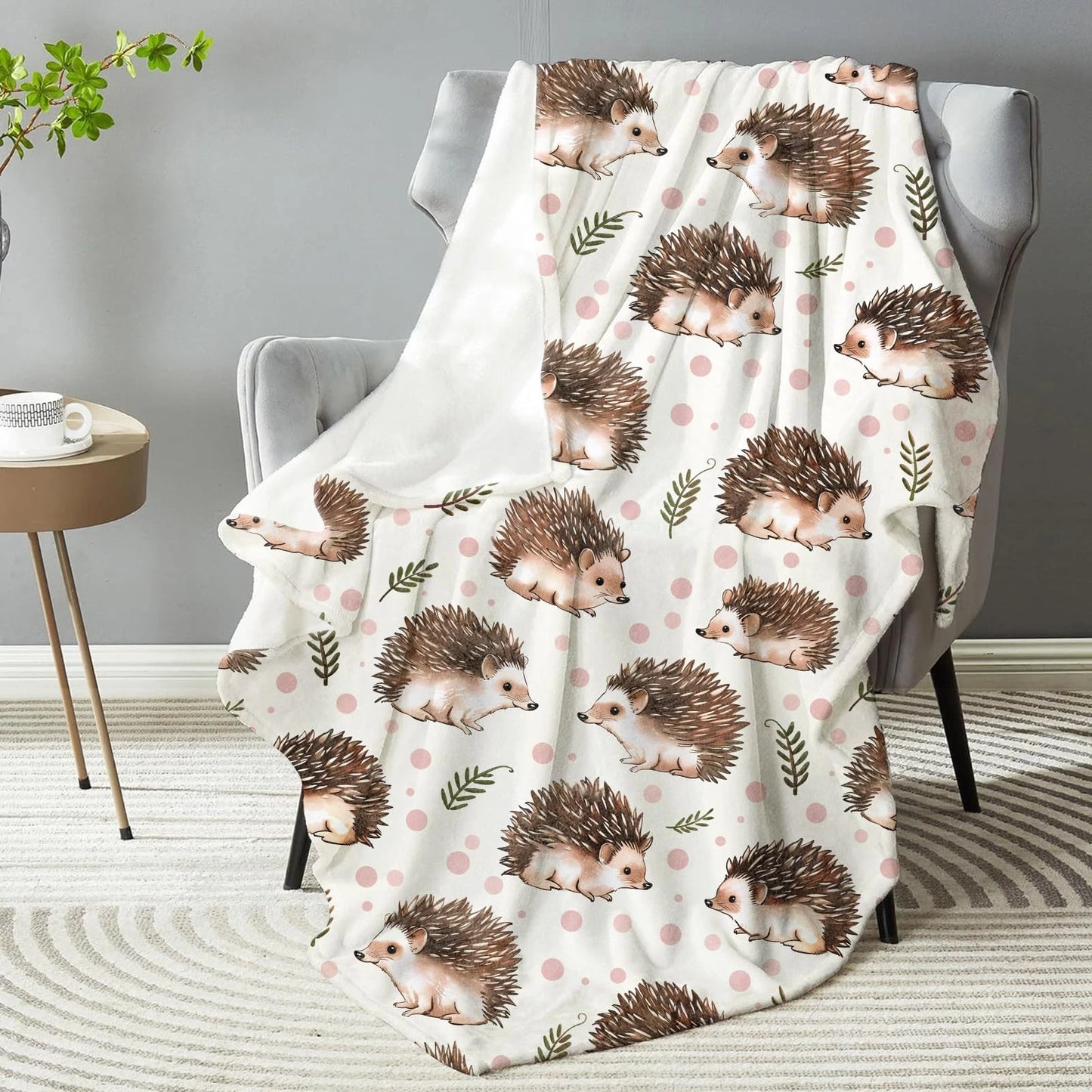 Hedgehog Themed Blanket
