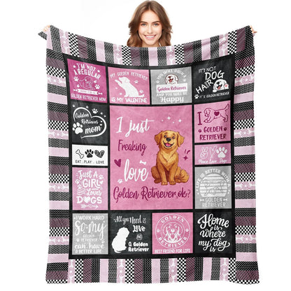 Blanket for Golden Retriever Lover Gifts