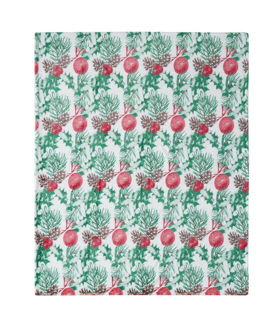 Kate Aurora Christmas Evergreens Blanket