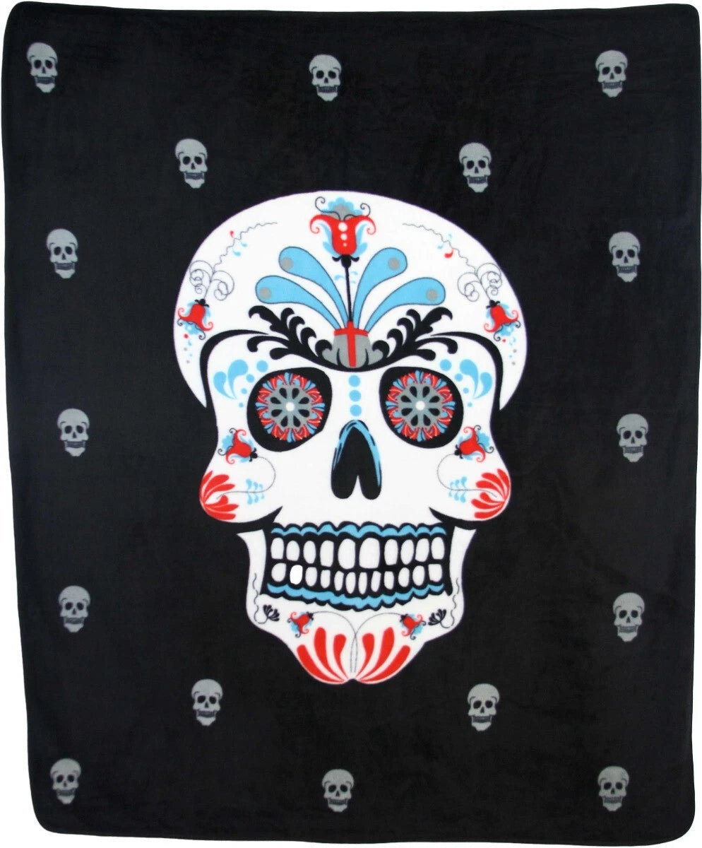Sugar Skull Polar Blanket
