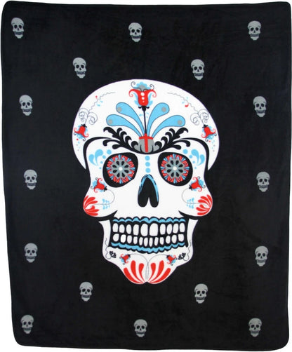 Sugar Skull Polar Blanket