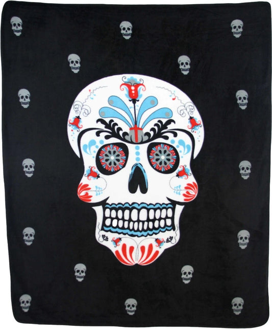 Sugar Skull Polar Blanket