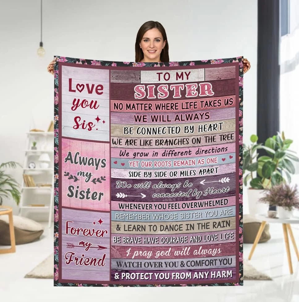 Sisters Gifts from Sister Blanket