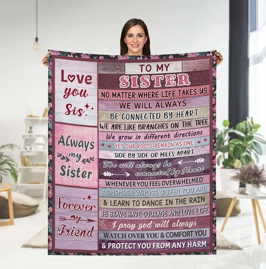 Sisters Gifts from Sister Blanket
