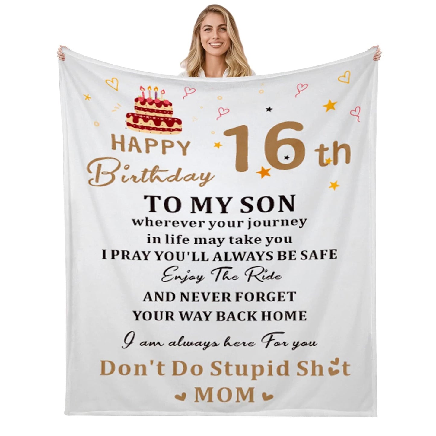 16th Birthday Gifts for Boys Blanket