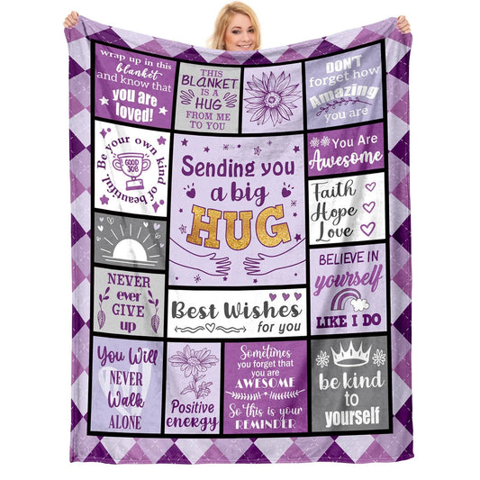 Get Well Gifts for Women, Inspirational Blanket