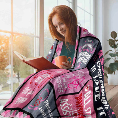 Physician Assistant Graduation Gift Blanket