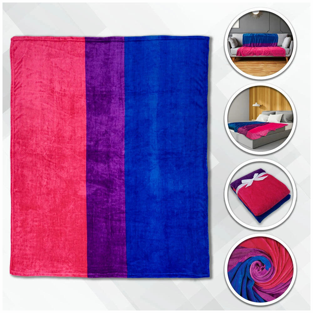 LGBT Pride Rainbow Flag Throw Blanket LGBT Gay Pride
