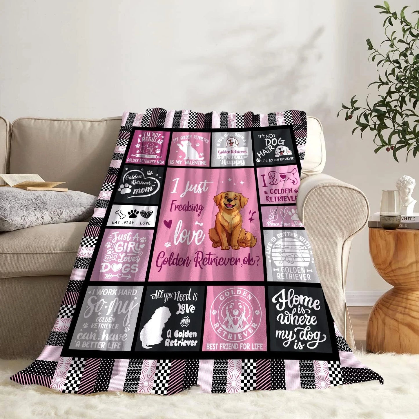 Blanket for Golden Retriever Lover Gifts